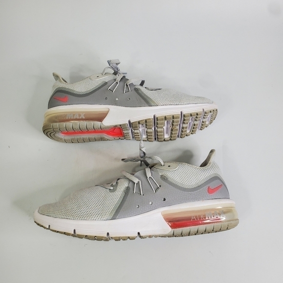 Nike Shoes Women's 11 Air Max Sequent 3 Running Sneakers 908993-012 - Picture 4 of 13